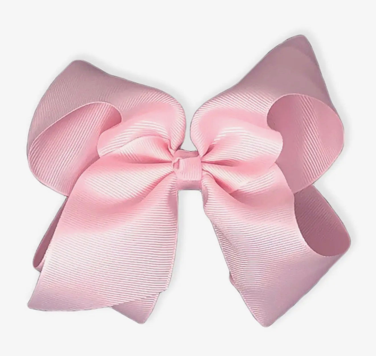 Girl Light Pink Bow - alligator clip