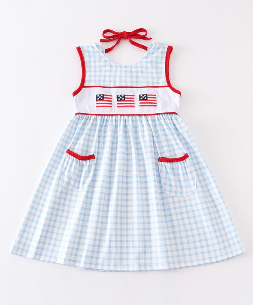 Girl American Flag Dress