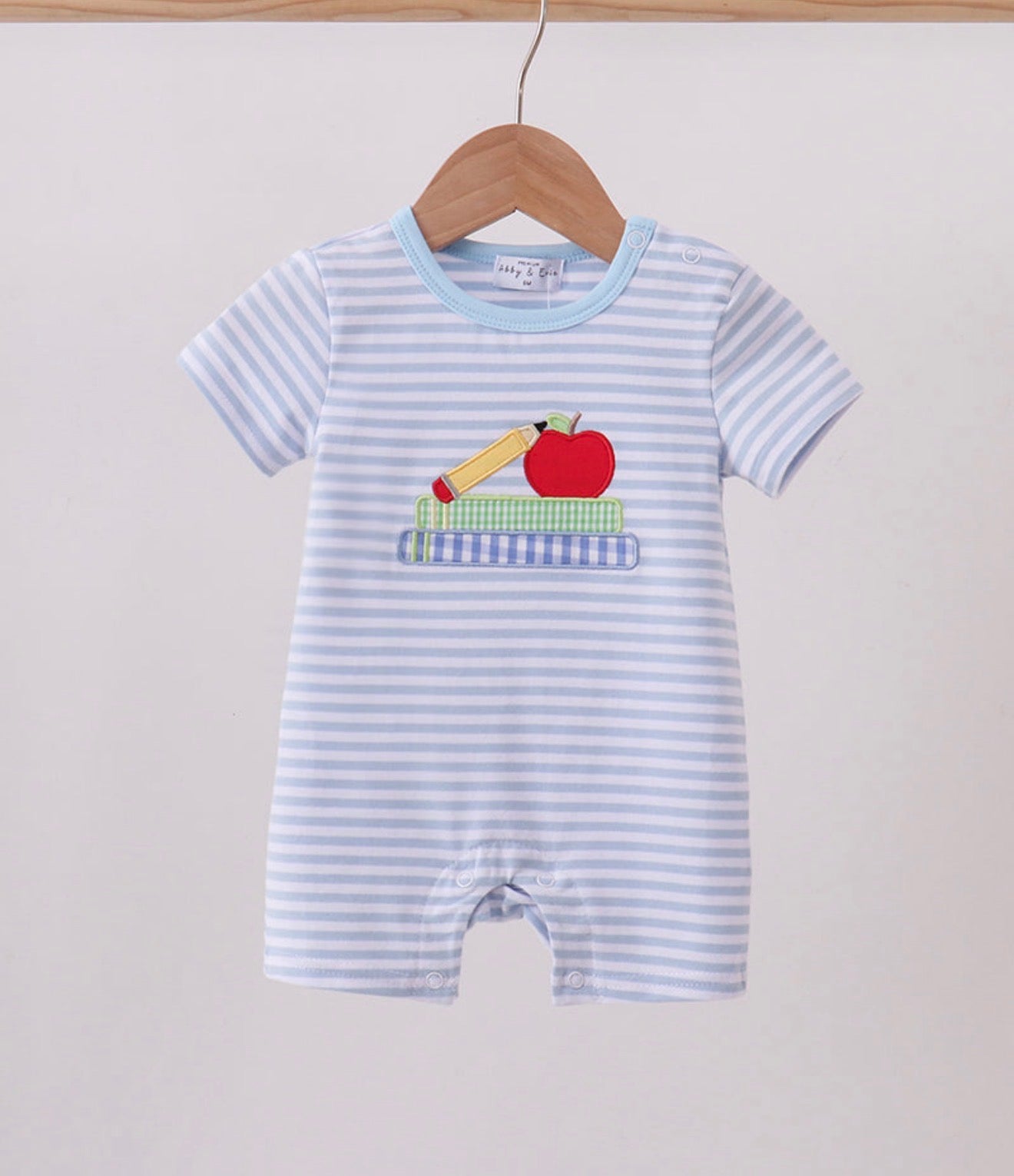 Boy School Romper