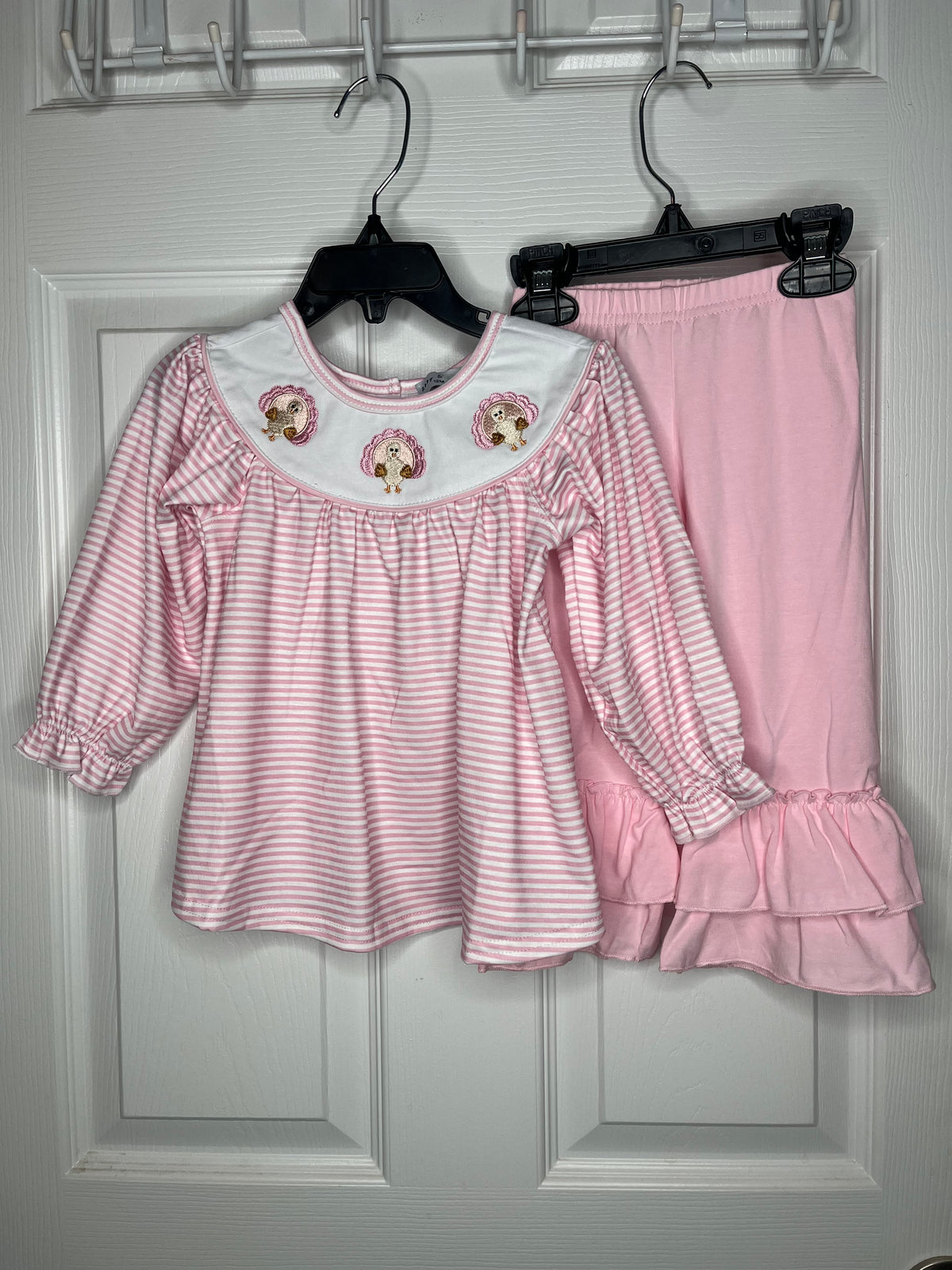 Girl Pink Turkey Set