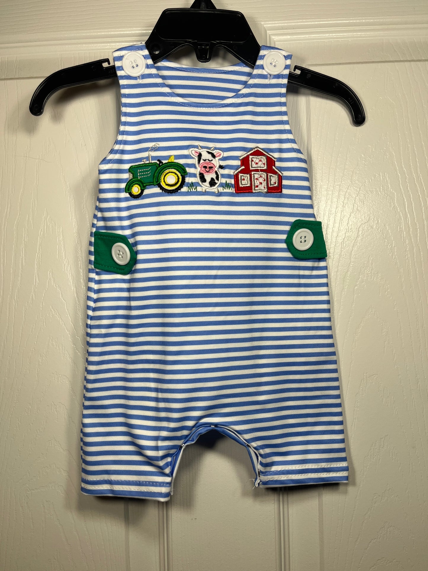 Boy Little Tractor Romper