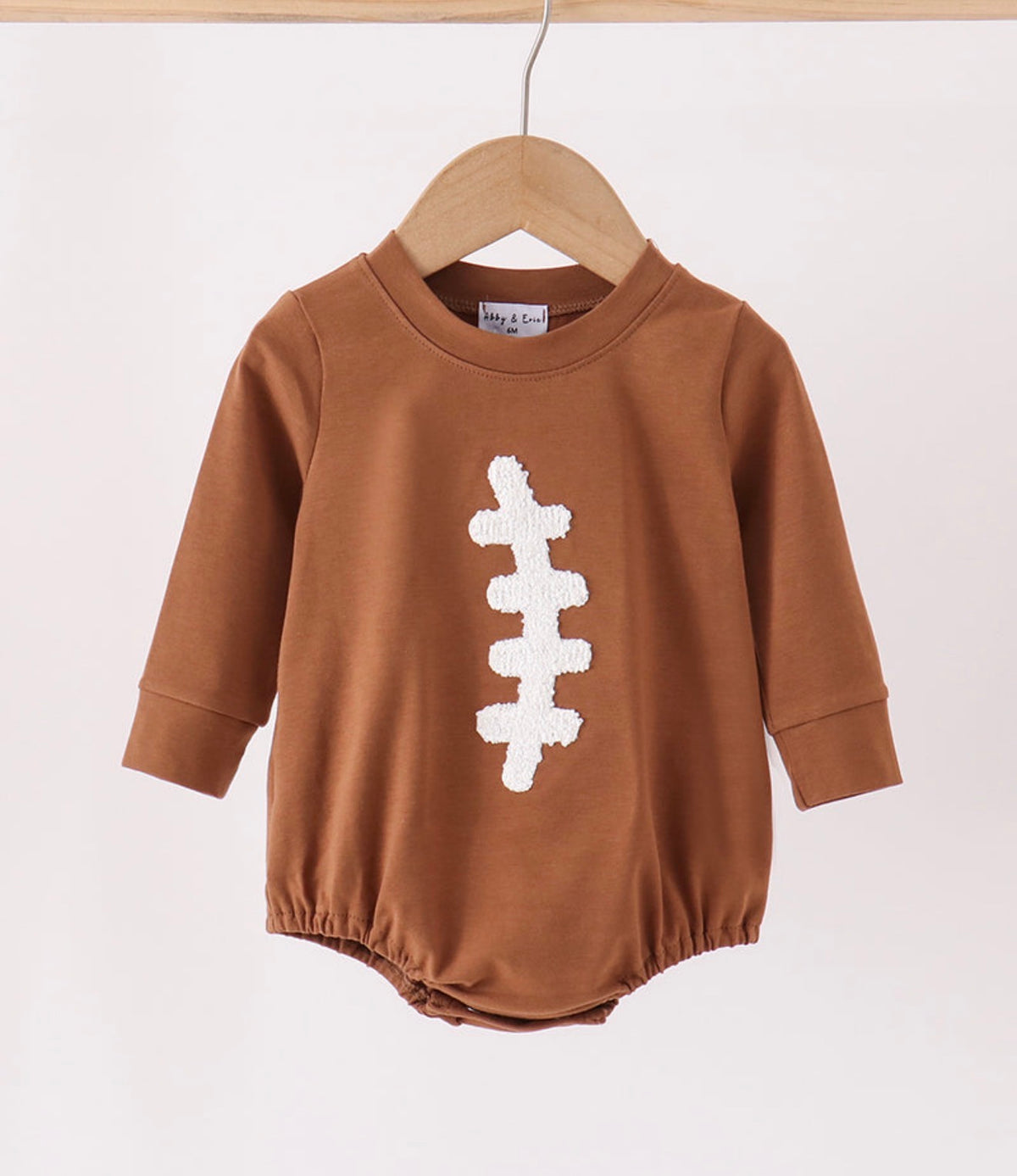 Boy French Knot Football Bubble
