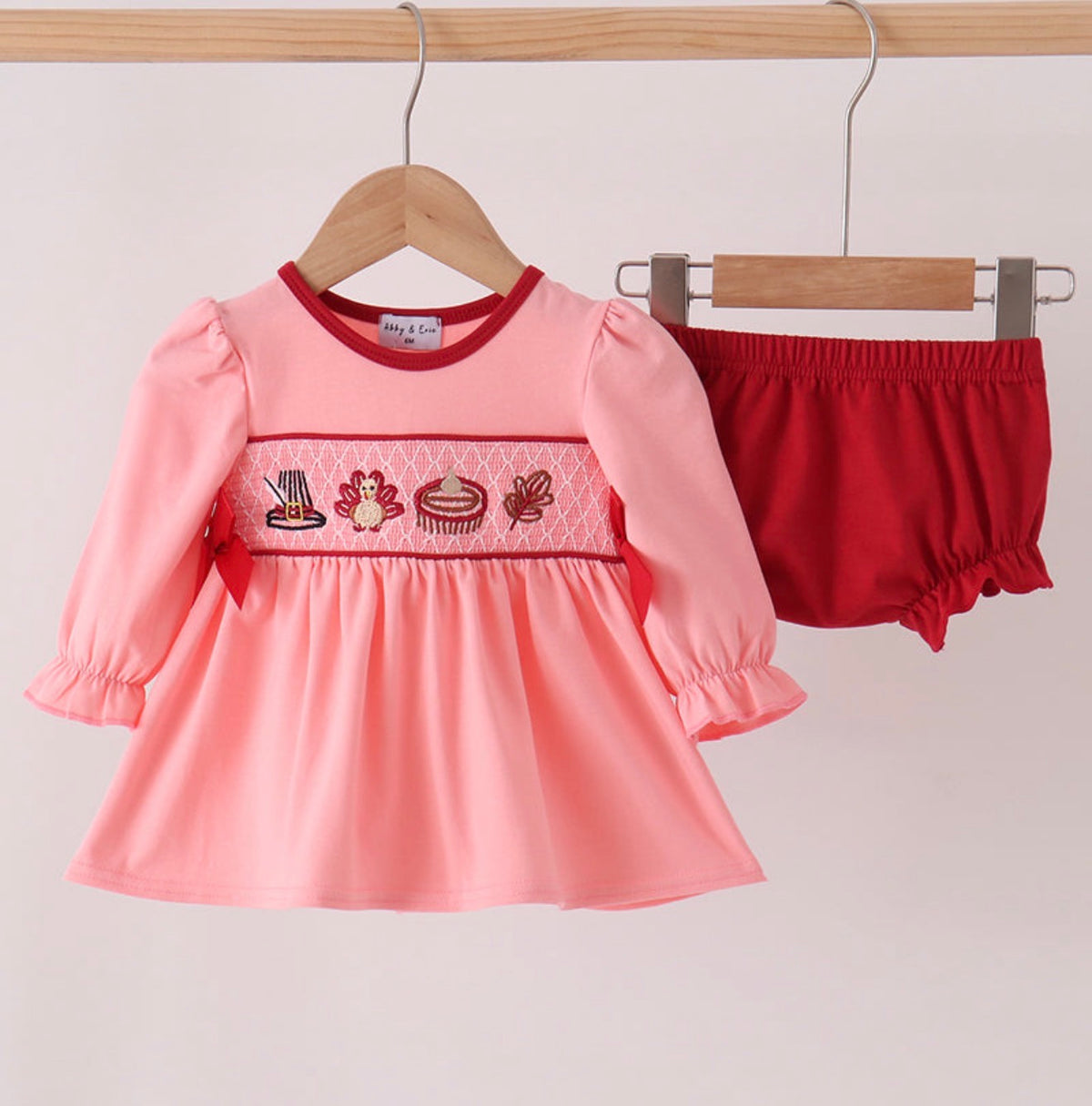 Girl Thanksgiving Diaper Set