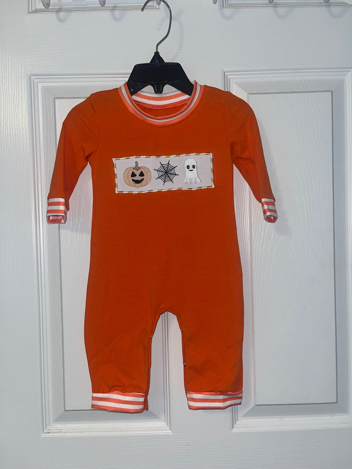 Boy Orange Halloween Bubble