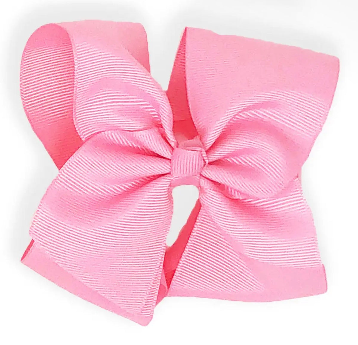 Tulip Pink Bow Alligator Clip 5in