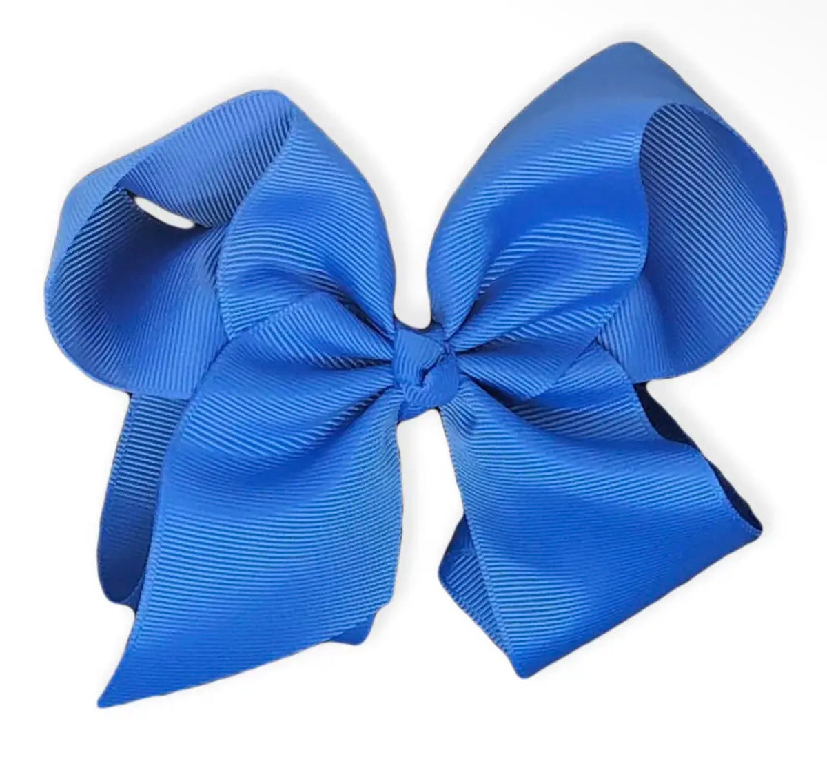 Royal Blue Bow Alligator Clip 5in