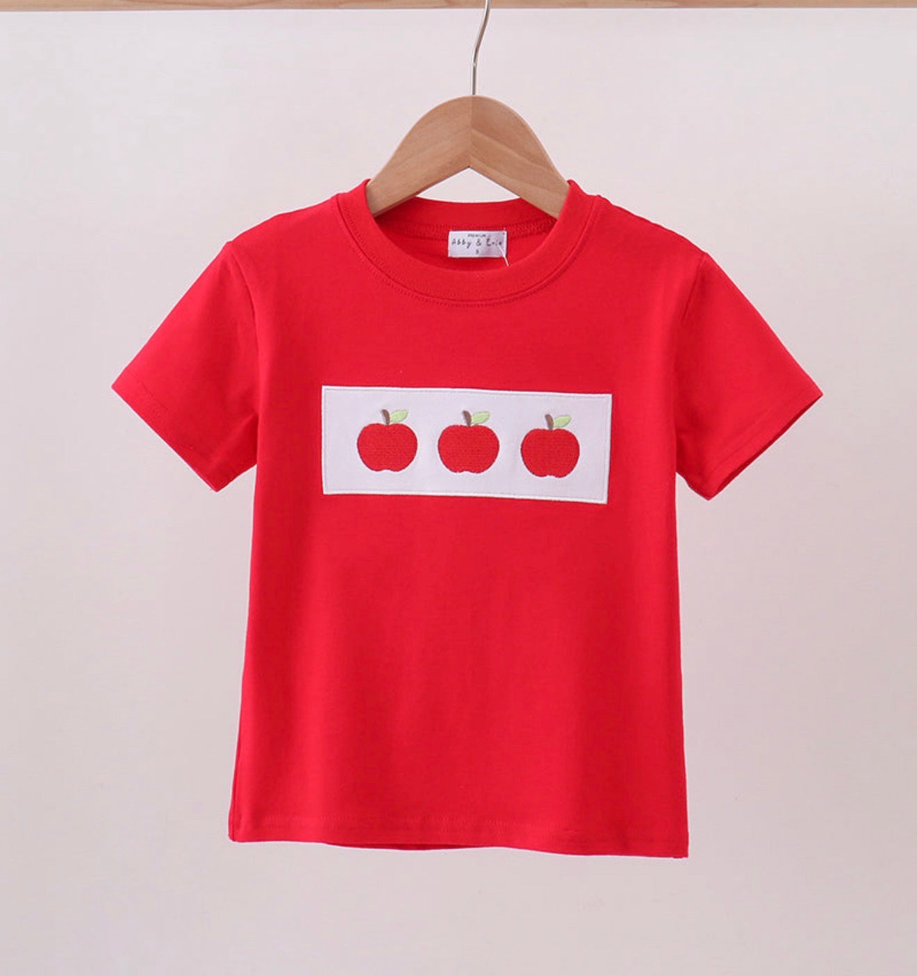 Boy Red Apple Shirt