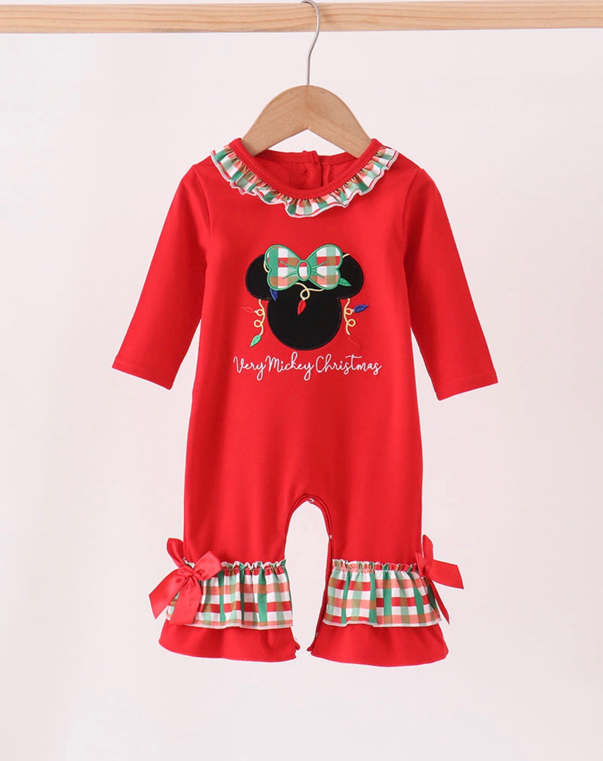 Girl Christmas Minnie Mouse Bubble