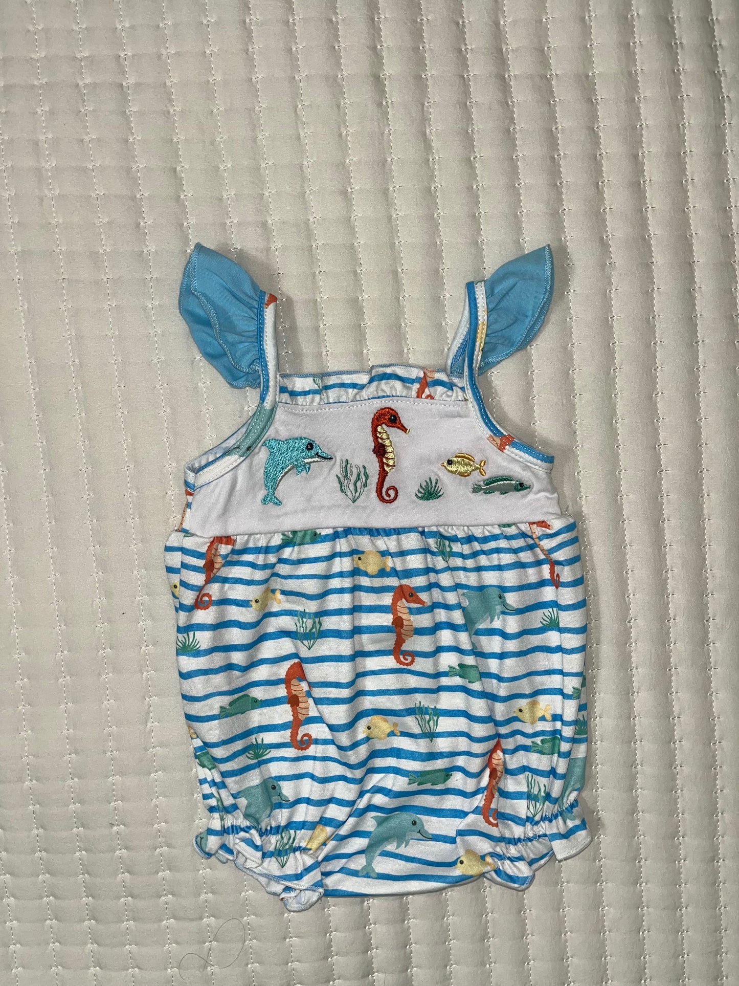 Girl Little Ocean Bubble