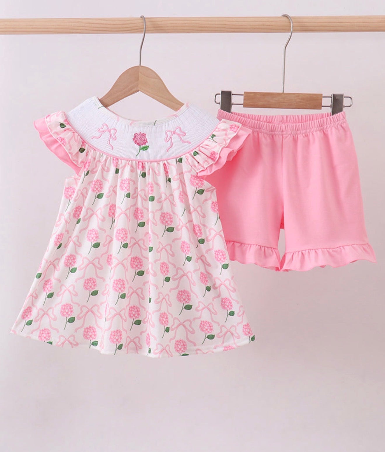 Girl Pink Hydrangea Set