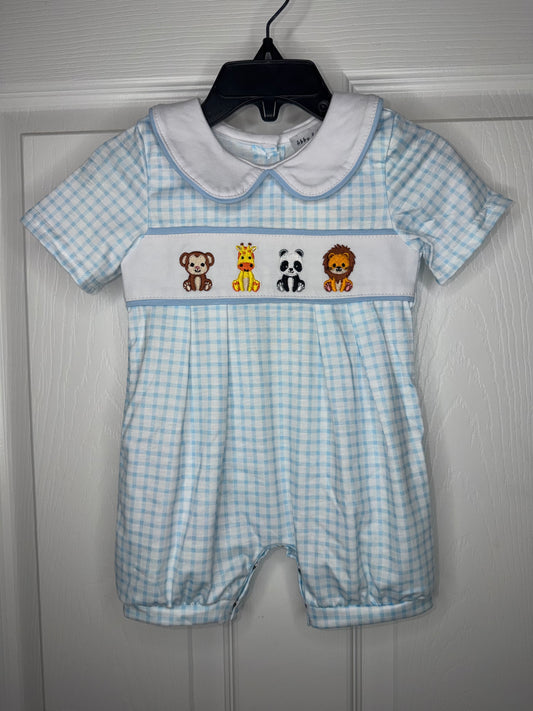 Boy Zoo Romper