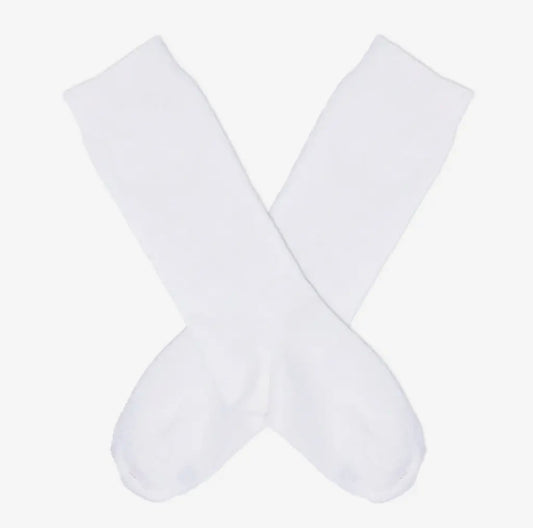 White Knee Socks