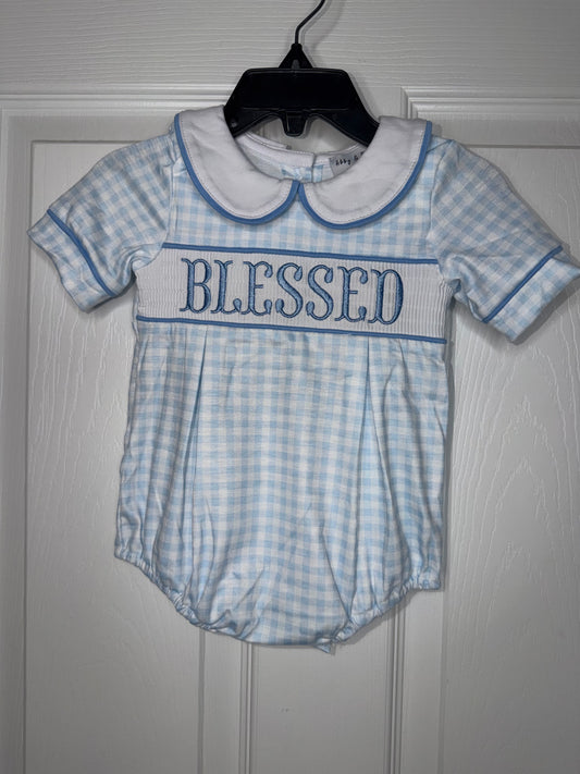 Boy Blessed Romper
