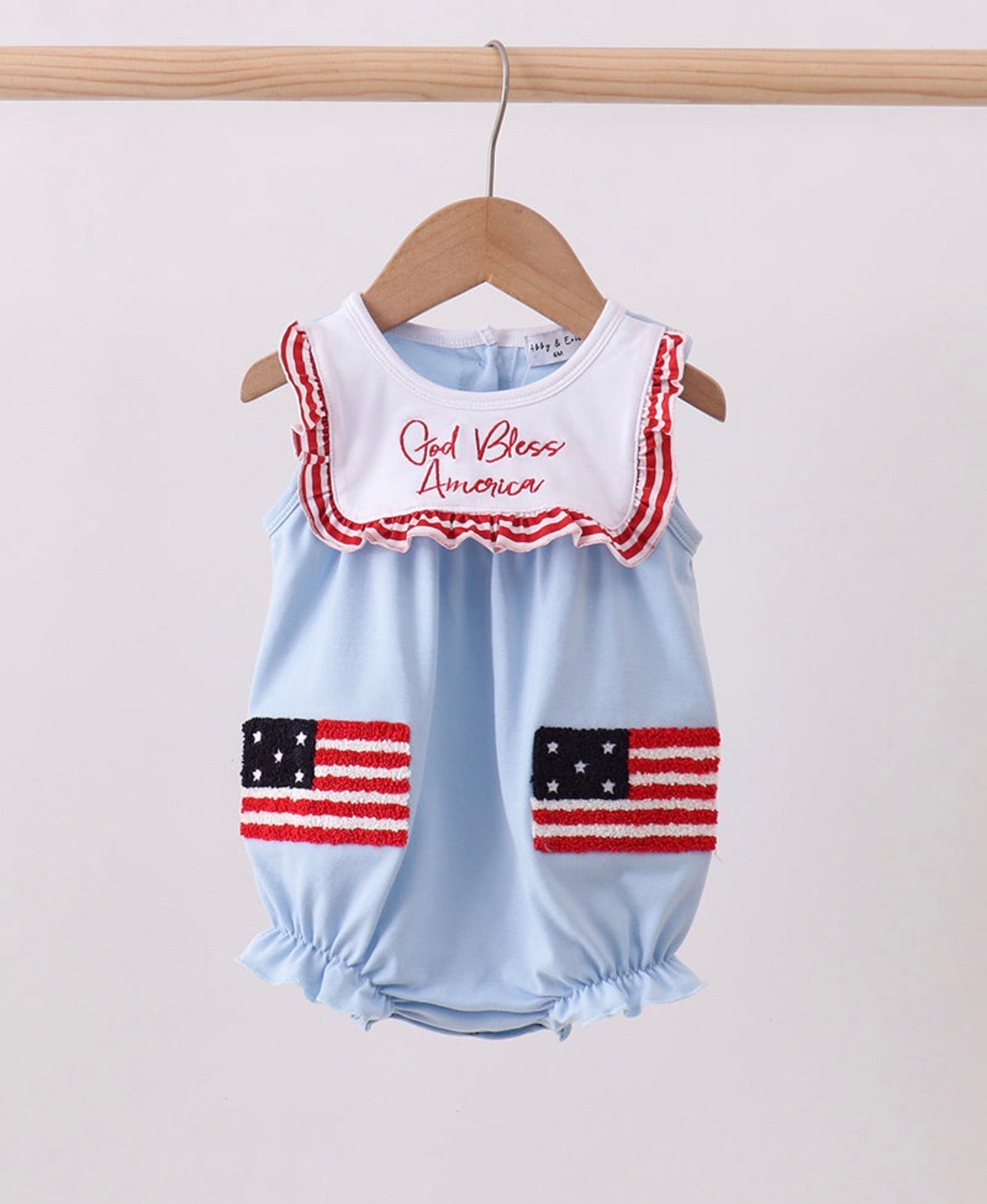 Girl God Bless America Bubble