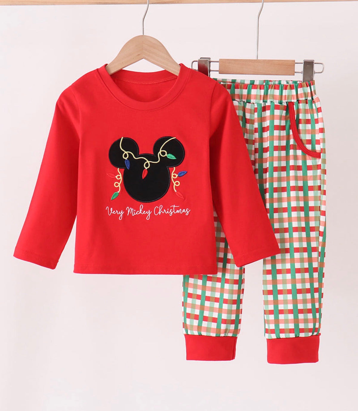 Boy Christmas Mickey Mouse Set