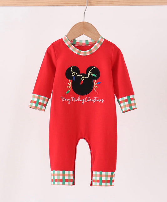 Boy Christmas Mickey Mouse Bubble