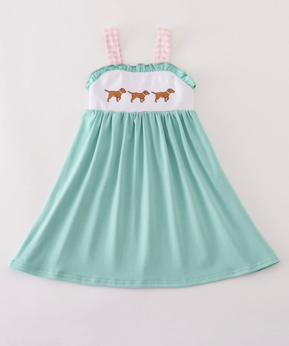 Girl Golden Retriever Dress