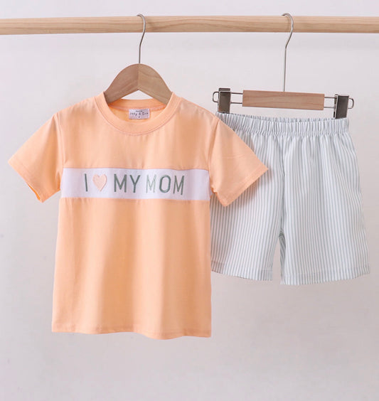 Boy I Love Mom Set