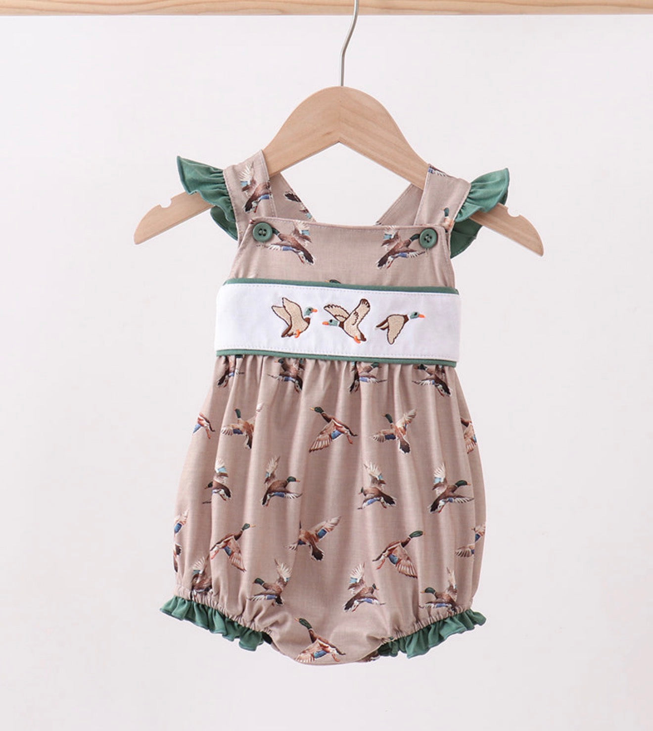 Girl Green Duck Bubble