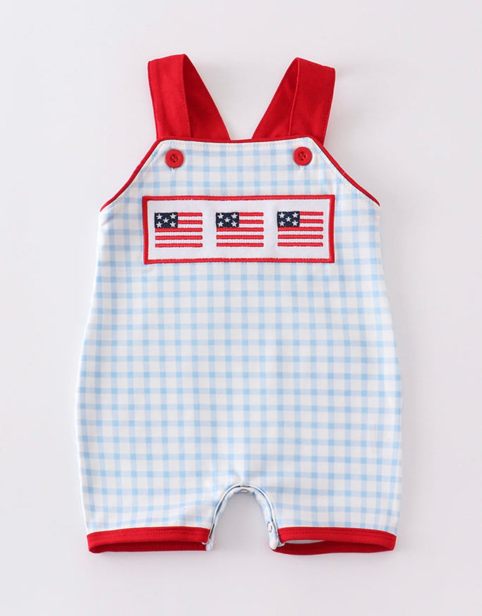 Boy American Flag Romper