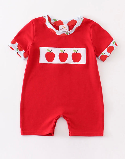 Boy Apple Romper