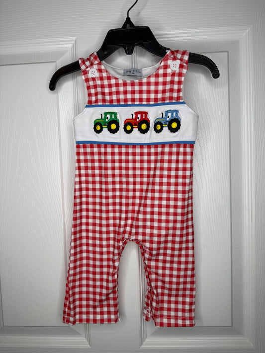 Boy Tractor romper