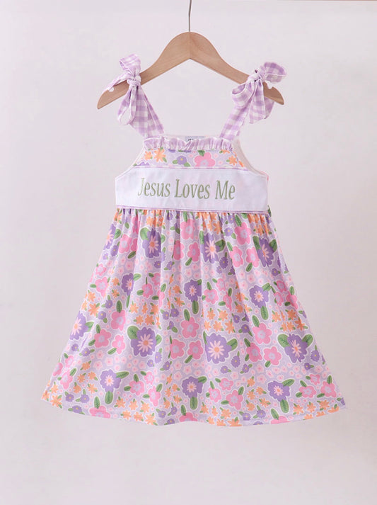 Girl Jesus Loves Me Dress