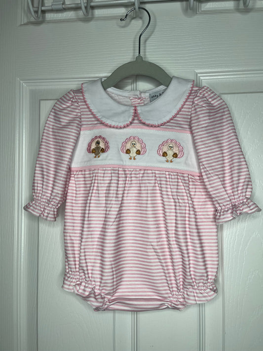 Girl Pink Turkey Bubble