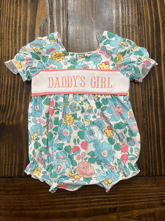 Girl Flower Daddy’s Girl Bubble
