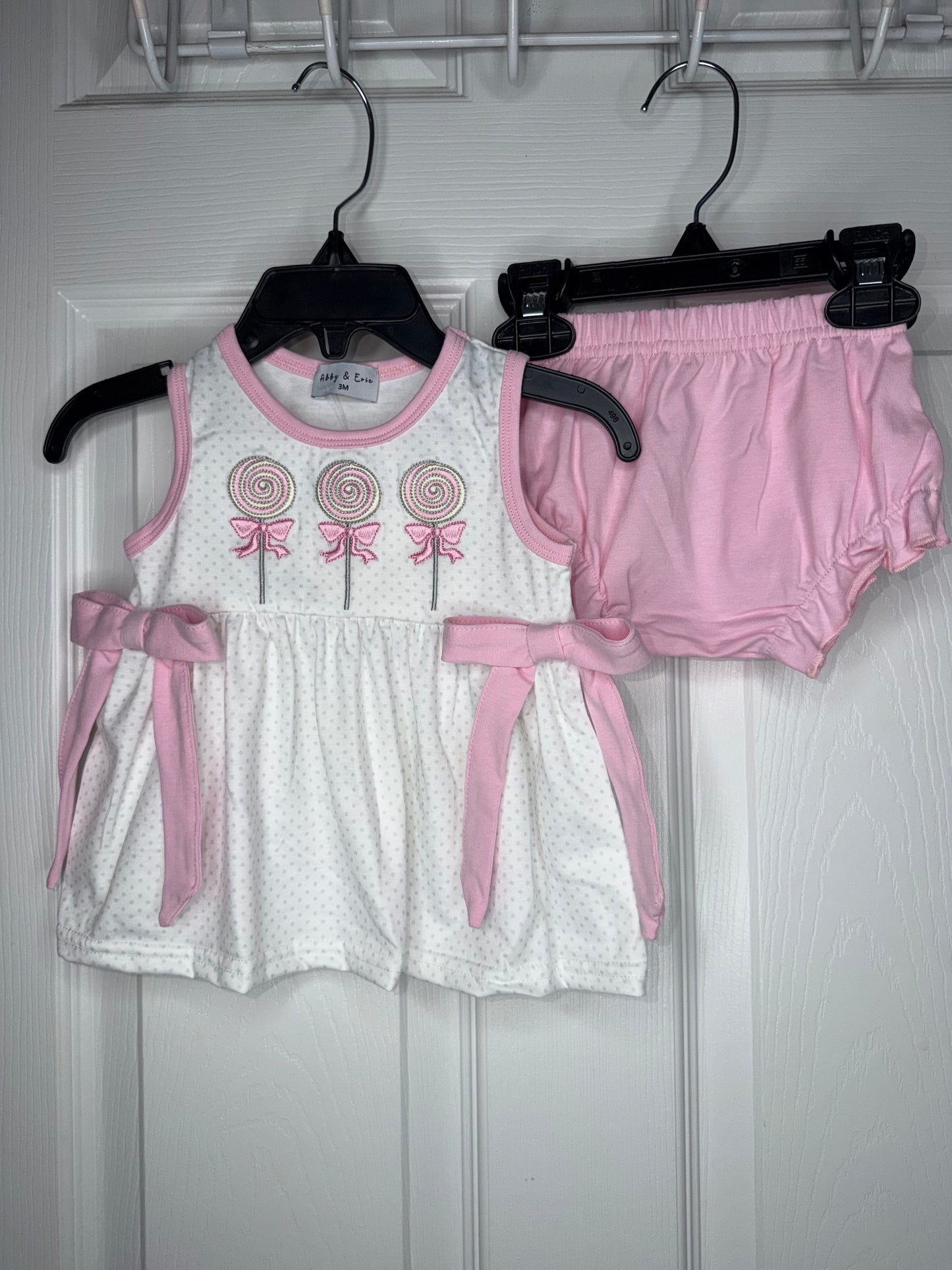 Girl Lollipop Diaper Set