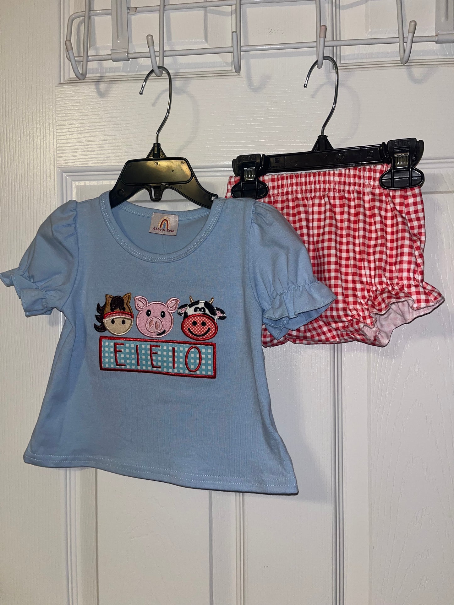 Girl EIEIO Diaper Set