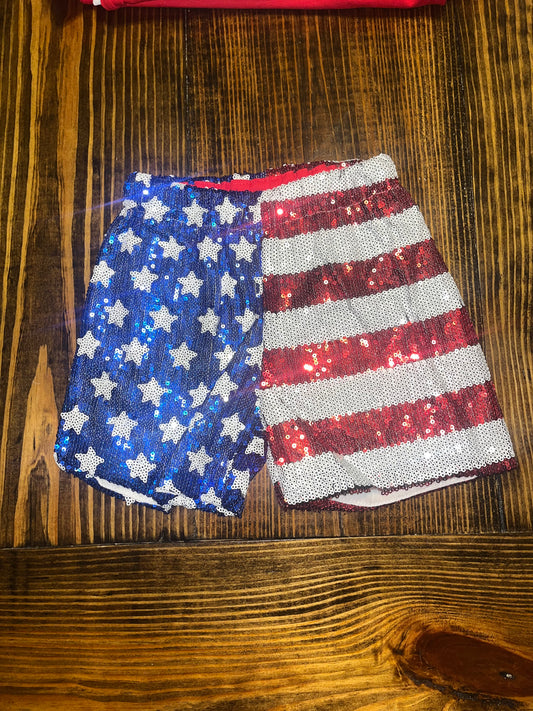 Girl Sequin Shorts