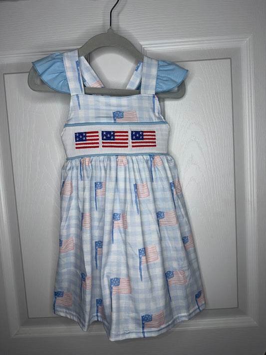 Girl American Flag Dress