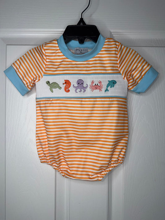 Boy Ocean Animals Bubble